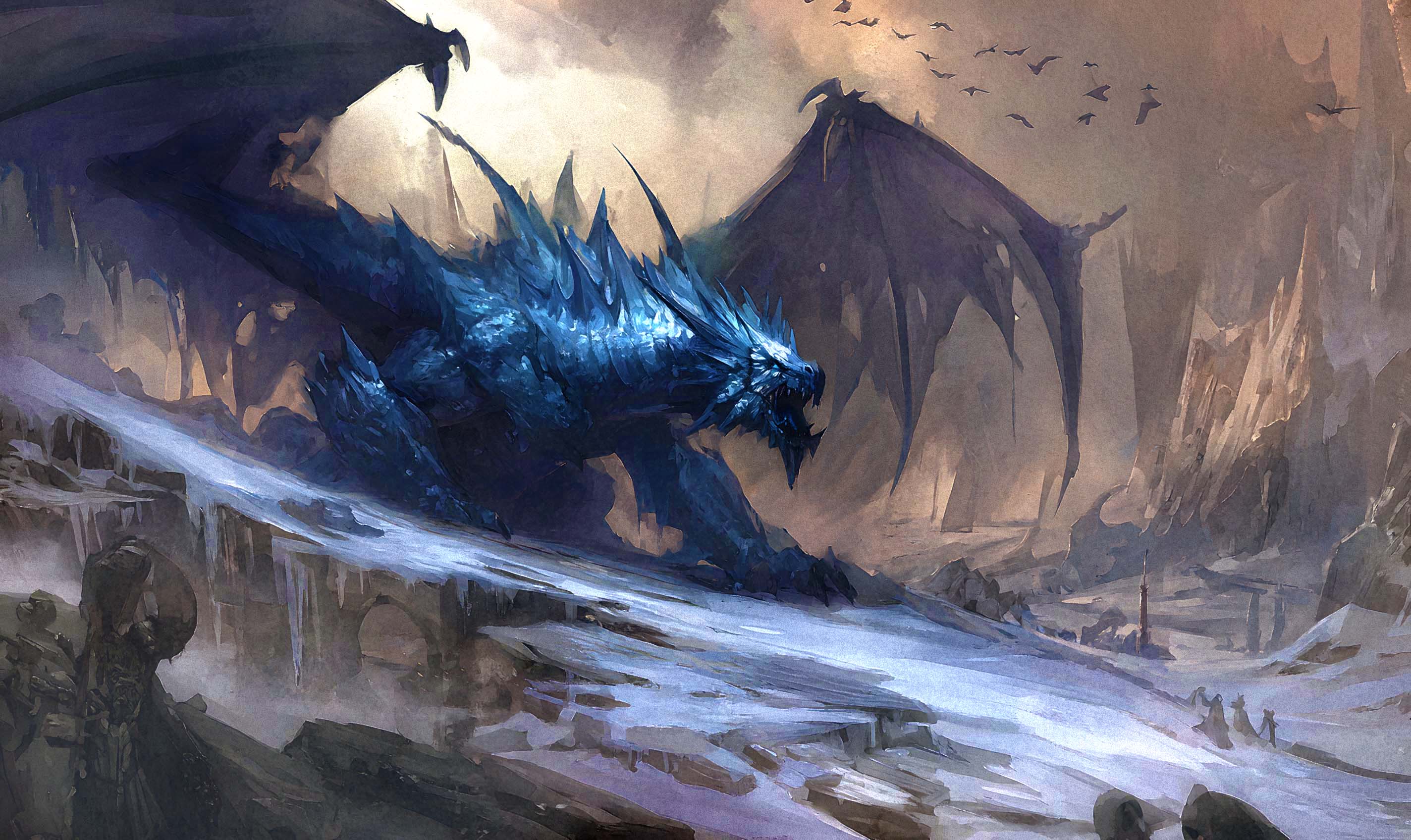 The Ice Dragon of the North - a primordial threat beneath the glaciers